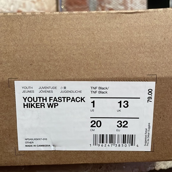 The North Face Youth Fastpack hiker WP TNF Black DryVent - Picture 10 of 10